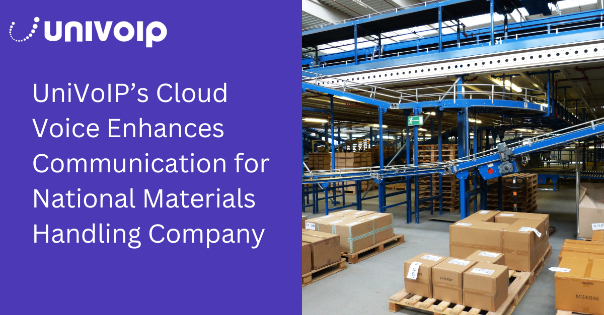 National Materials Handling Company Selects UniVoIP for Microsoft Teams Voice